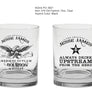 Limited Edition Collector's Jesse James Bourbon Whiskey Glass