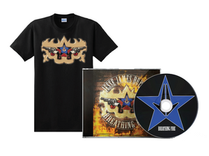 Autographed Breathing Fire CD & T-shirt Bundle