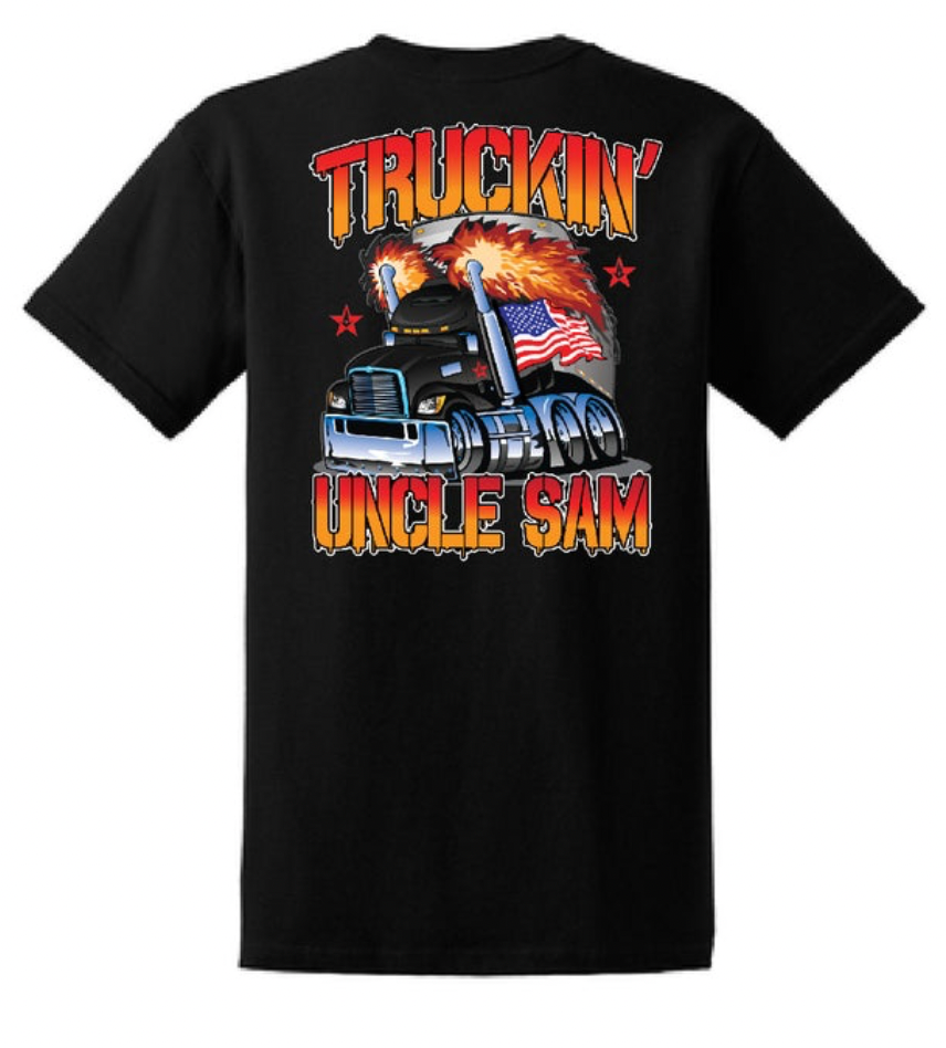 Dixie Inc. Truckin Uncle Sam Tee Jackyl Jesse James
