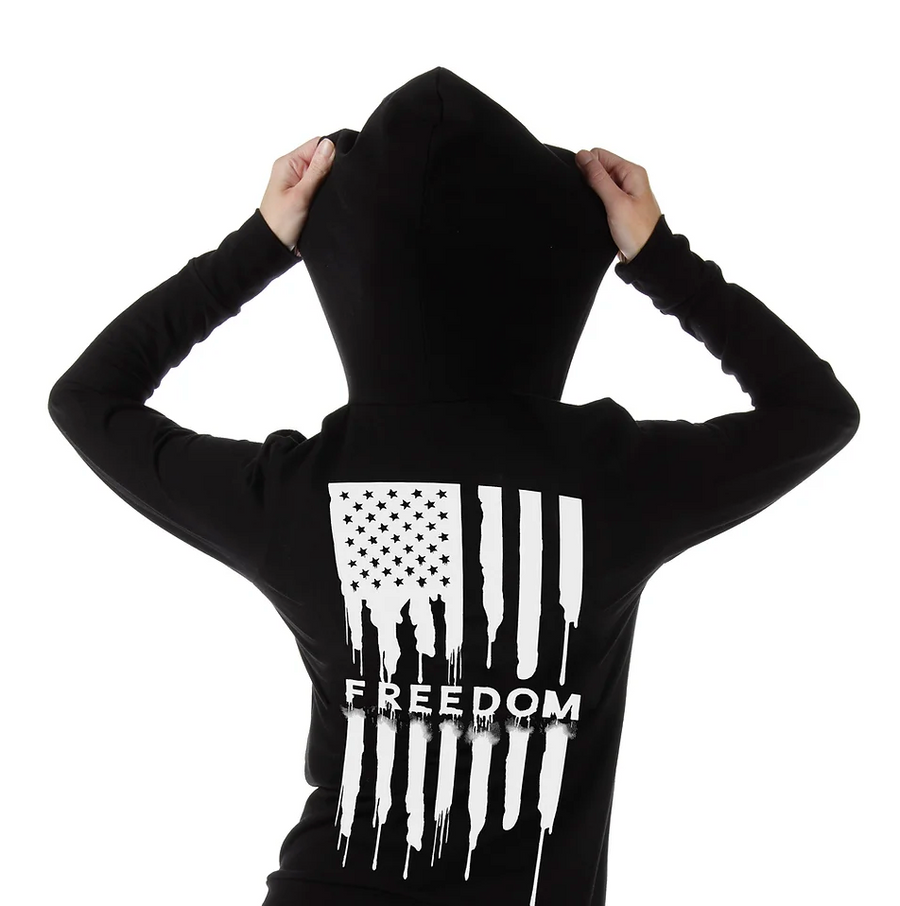 Bleeding Freedom Zip Up Hoodie